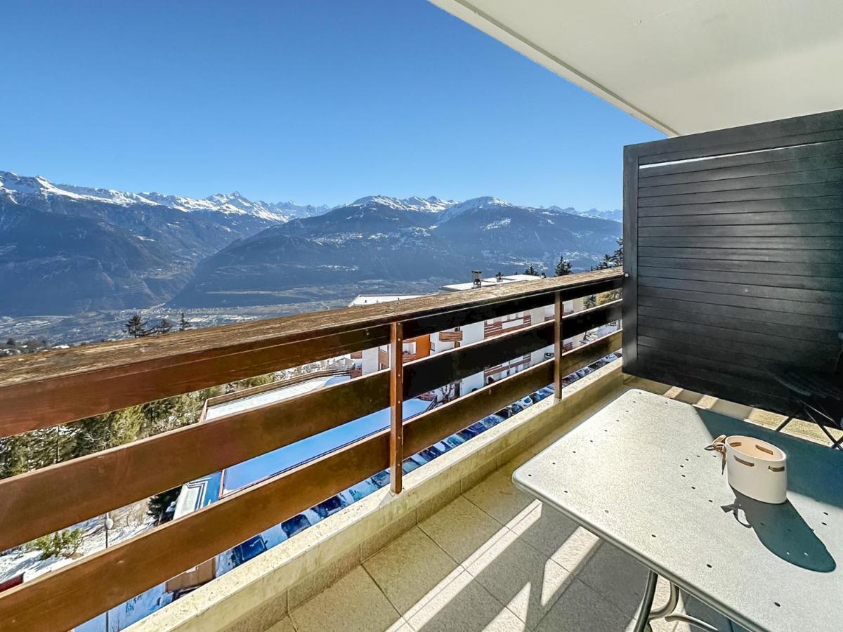 Apartmán Pied-A-Terre In Crans-Montana, Pool And View - Swiss Alps Exteriér fotografie